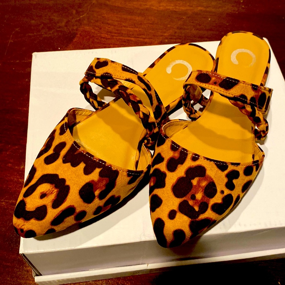 Leopard Print Slides - image 1